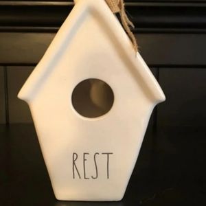 Rae Dunn REST birdhouse